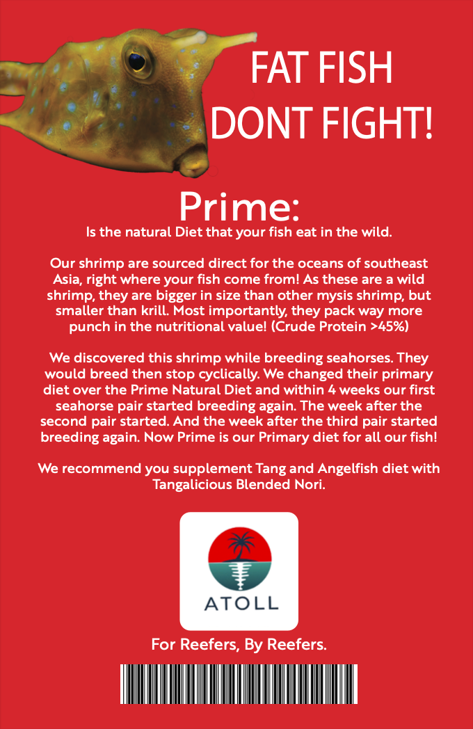 Prime Frozen Fish Food