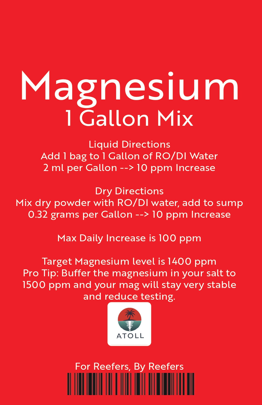 Magnesium 1 Gal Mix