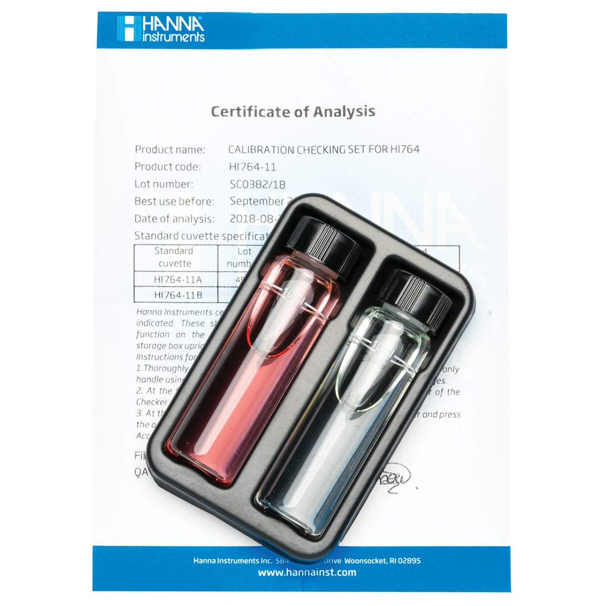 Nitrate Low Range Certified Standard Kit (HI781-11)
